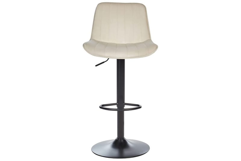 Svängbar stol Dubrovnik set om 2 Ljusbeige-Svart - Ljusbeige-Svart - Möbler - Matplats - Barmöbler - Barstolar