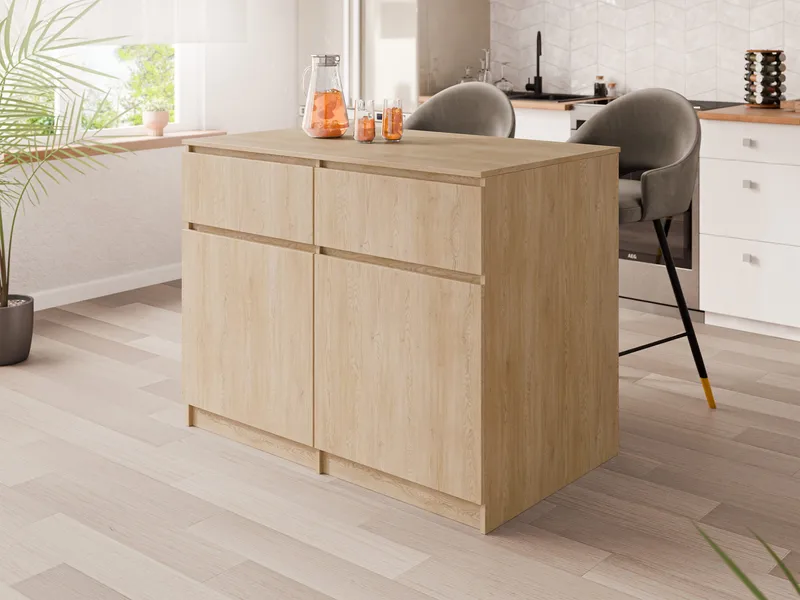 Valricon Köksö 120 cm - brun - Förvaring - Förvaringsmöbler - Köksö