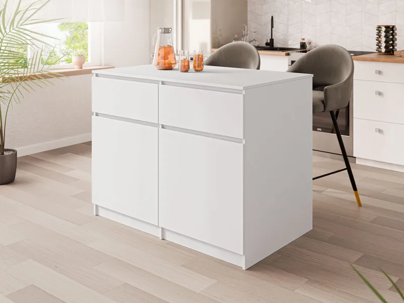 Valricon Köksö 120 cm - vit - Möbler - Matplats - Barmöbler - Barbord