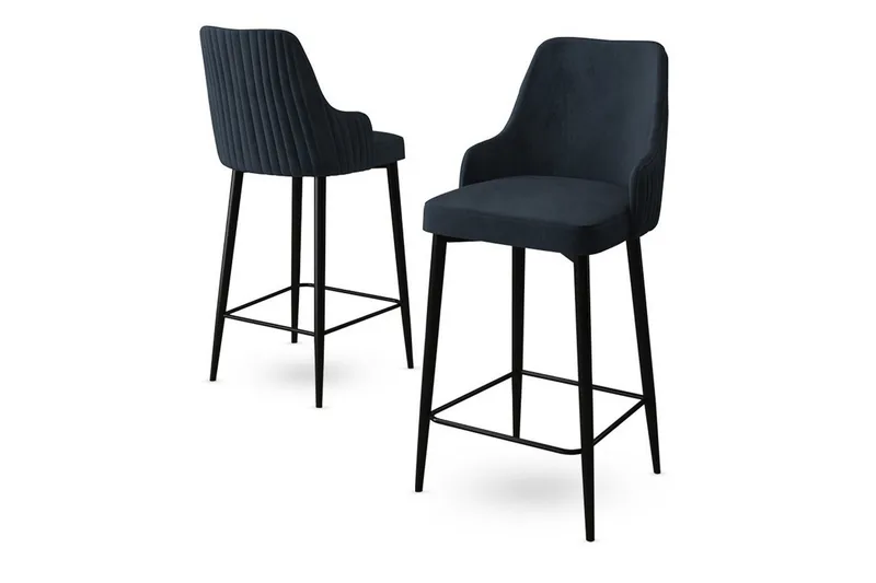 Ydra Bargrupp 45 cm - Antracit/Svart - Möbler - Matplats - Barmöbler - Barstolar