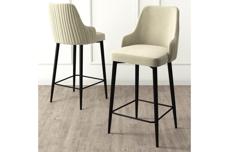 Ydra Barstol 105 cm - Beige/Svart - Möbler - Matplats - Barmöbler - Barstolar