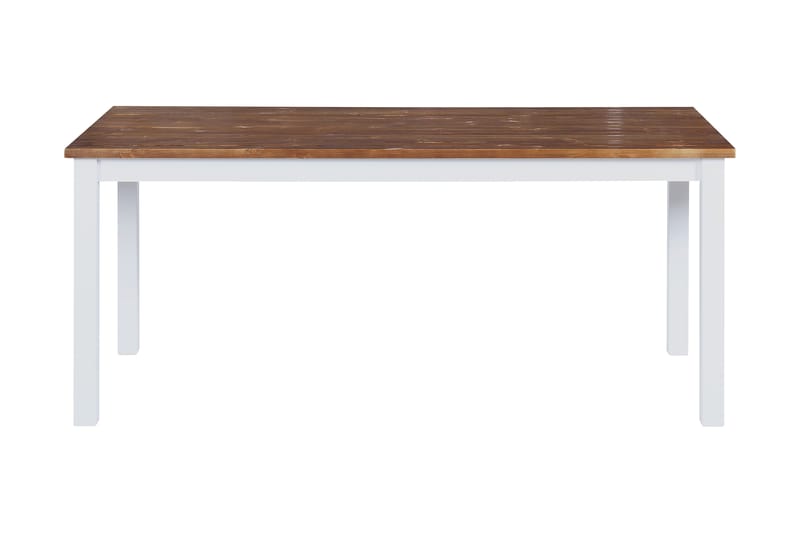 BARROW Förlängningsbart Matbord 90 cm Natur/Vit - Bord - Matbord & köksbord