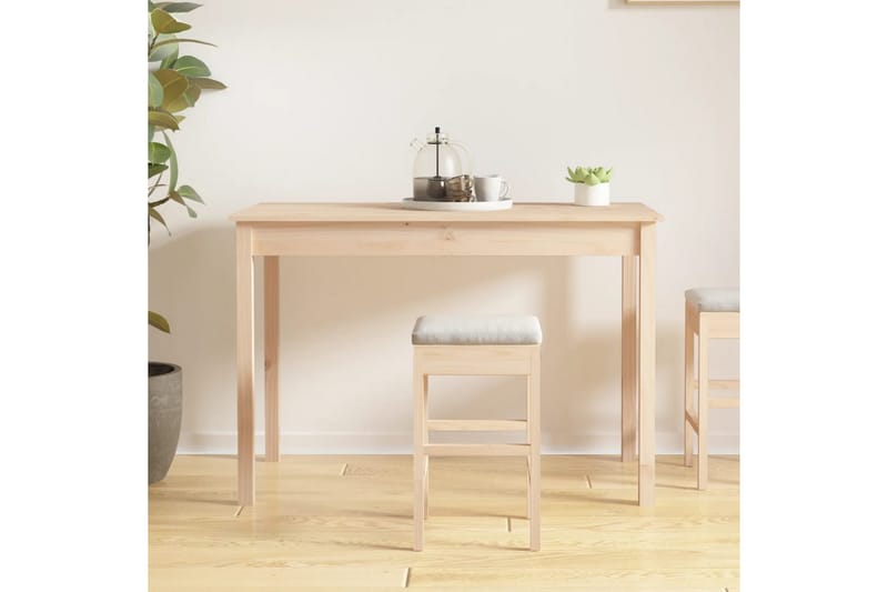 beBasic Matbord 110x55x75 cm massivt furuträ - Möbler - Matplats - Matbord & köksbord