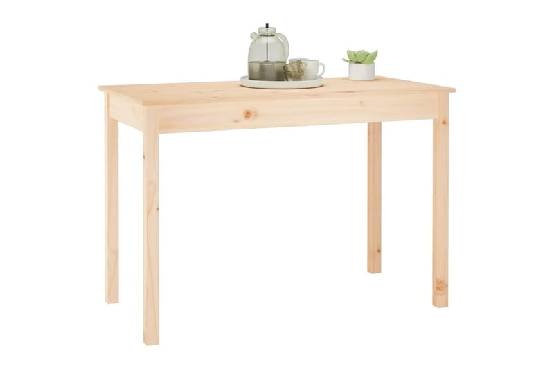 beBasic Matbord 110x55x75 cm massivt furuträ - Möbler - Matplats - Matbord & köksbord