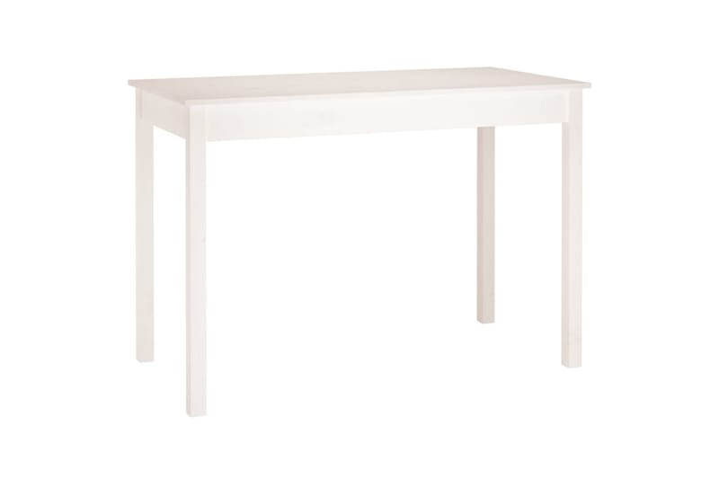 beBasic Matbord vit 110x55x75 cm massivt furuträ - Möbler - Matplats - Matbord & köksbord