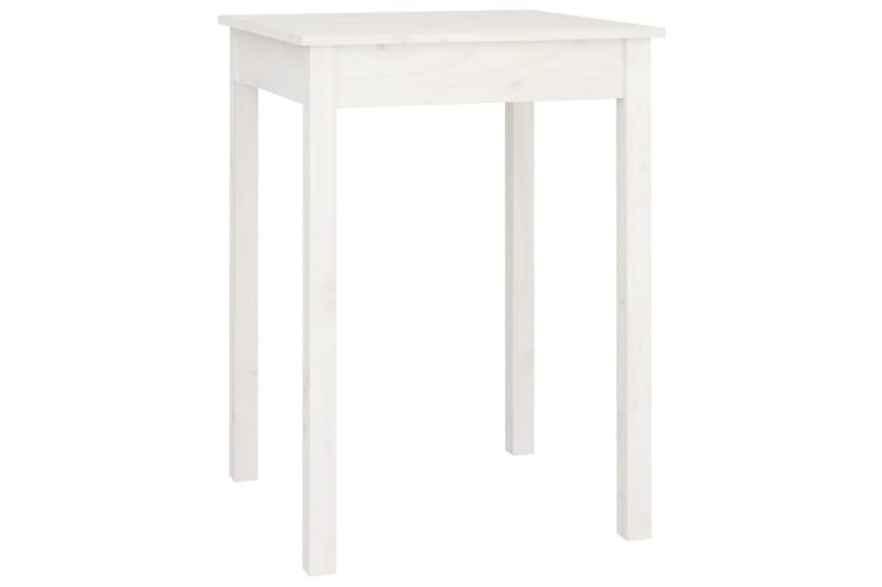 beBasic Matbord vit 55x55x75 cm massivt furuträ - Möbler - Matplats - Matbord & köksbord