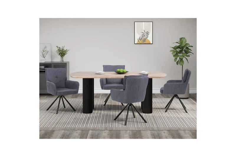 Bessonville Matbord Oblong 200x200 cm - Brun - Möbler - Matplats - Matbord & köksbord