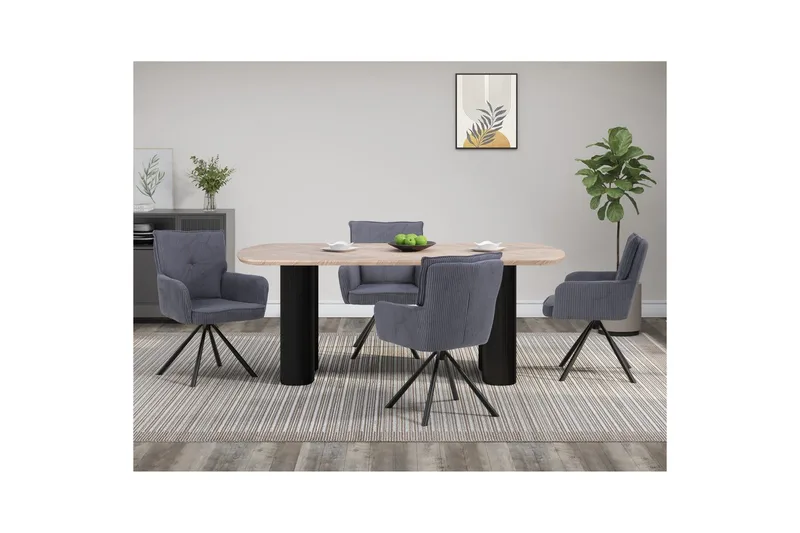 Bessonville Matbord Oblong 200x200 cm - Brun - Möbler - Matplats - Matbord & köksbord