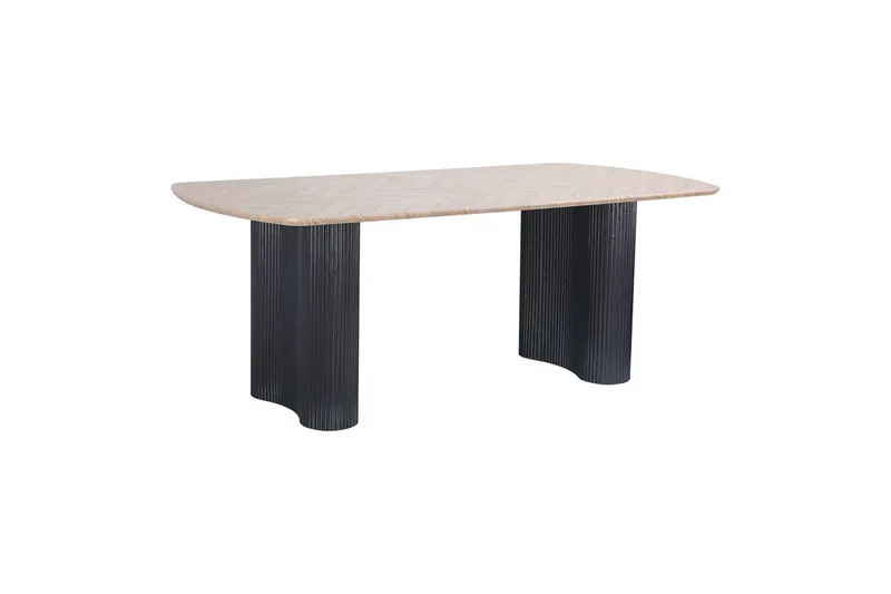 Bessonville Matbord Oblong 200x200 cm, Brun