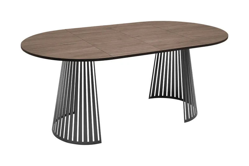 Beylen Matbord 100 cm Rund - Brun/Svart - Möbler - Matplats - Matbord & köksbord