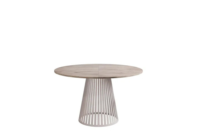 Beylen Matbord 120 cm Rund, Brun/Beige