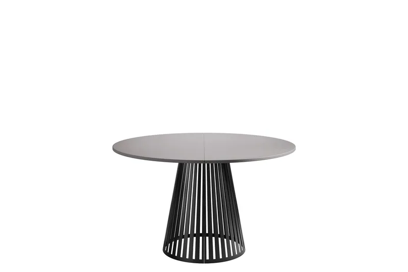 Beylen Matbord 120 cm Rund - Grå/Svart - Möbler - Matplats - Matbord & köksbord