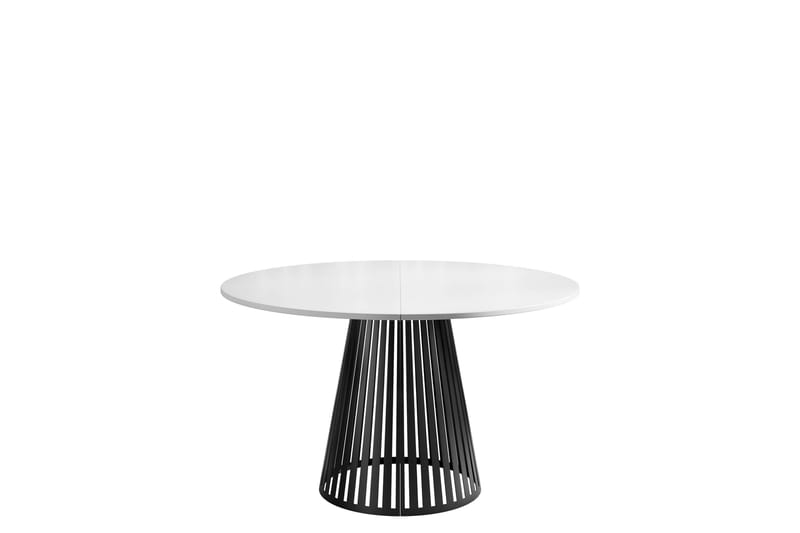 Beylen Matbord 120 cm Rund - Vit/Svart - Möbler - Matplats - Matbord & köksbord