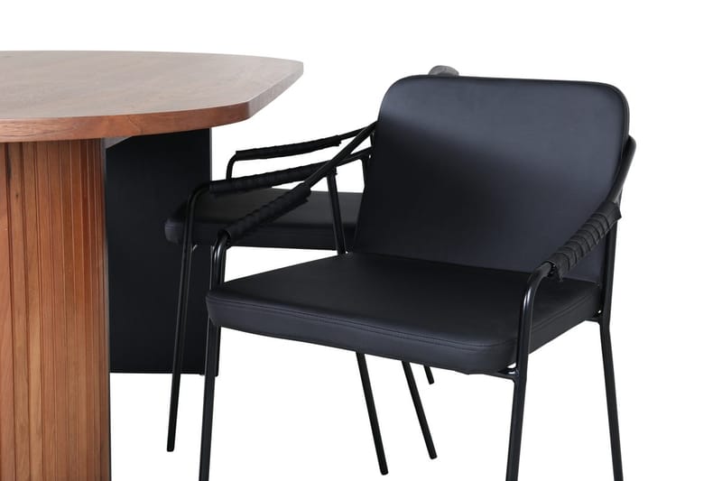 Bianca Matbord 200 cm Ovalt med 4 Tvista Barstol - Möbler - Matplats - Matgrupp & matbord med stolar