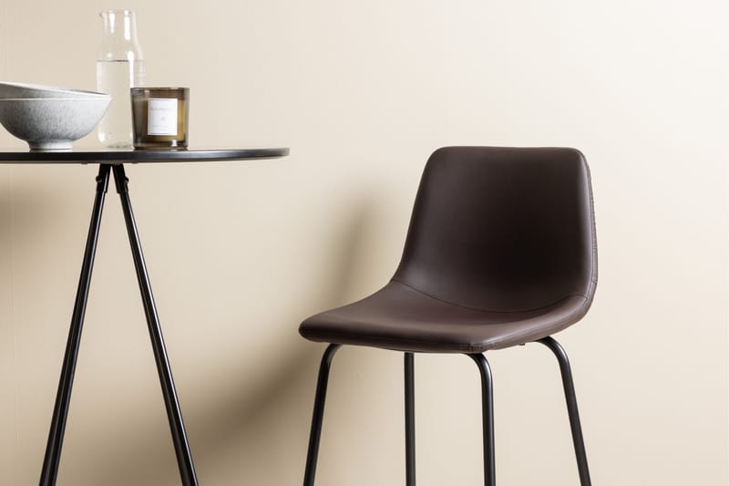 Bistro Matgrupp 60 cm Rund med 2 Alexi stolar - Svart - Möbler - Matplats - Matgrupp & matbord med stolar