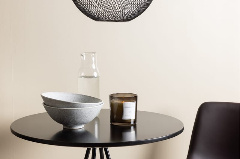 Bistro Matgrupp 60 cm Rund med 2 Alexi stolar - Svart - Möbler - Matplats - Matgrupp & matbord med stolar