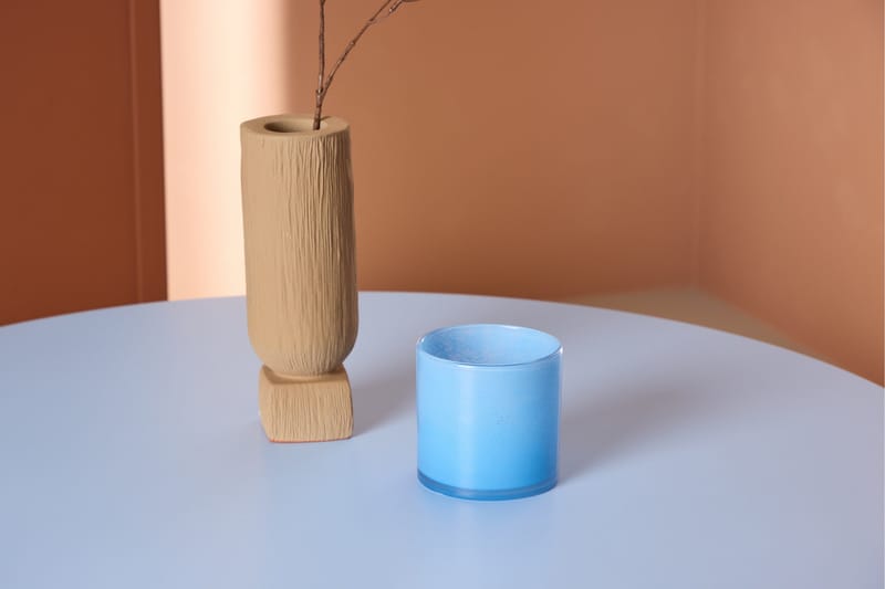 Bootcut Matbord 110 cm Rund - Blå - Möbler - Matplats - Matbord & köksbord