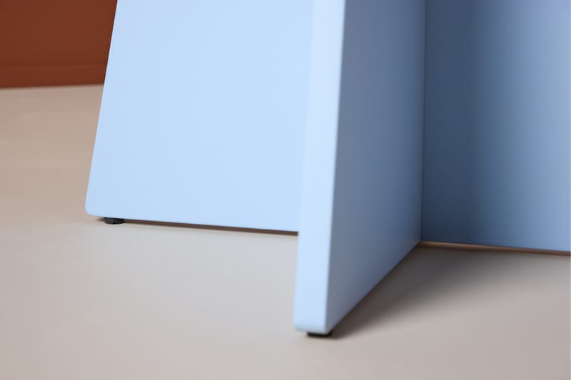 Bootcut Matbord 110 cm Rund - Blå - Möbler - Matplats - Matbord & köksbord