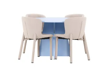 Bootcut Matbord 110 cm Rund med 4 Astoria Matstol - Möbler - Matplats - Matgrupp & matbord med stolar