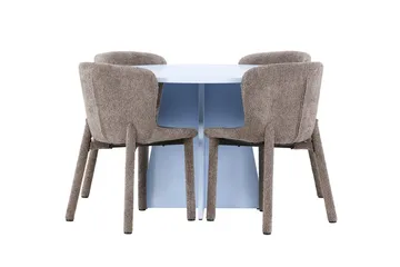 Bootcut Matbord 110 cm Rund med 4 Astoria Matstol - Möbler - Matplats - Matgrupp & matbord med stolar