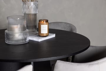 Bootcut Matbord 110 cm Runt med 4 Evelina Karmstol - Möbler - Matplats - Matgrupp & matbord med stolar