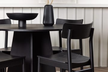Bootcut Matbord 110 cm Runt med 4 Montros Matstol - Möbler - Matplats - Matgrupp & matbord med stolar