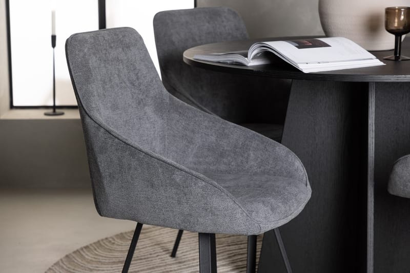 Bootcut Matbord 110 cm Runt med 4 Rosie Matstol - Möbler - Matplats - Matgrupp & matbord med stolar