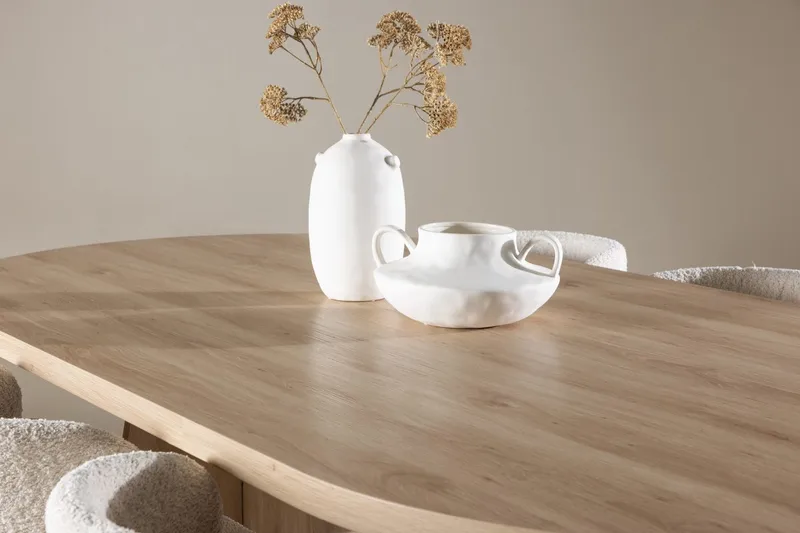 Bootcut Matbord 230x115 cm med 6 Agnes Matstol - Möbler - Matplats - Matgrupp & matbord med stolar