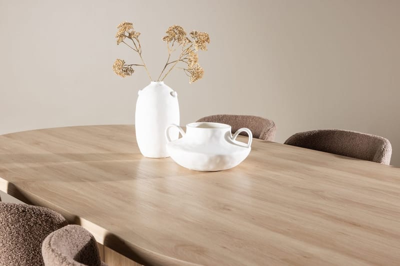 Bootcut Matbord 230x115 cm med 6 Modesto Matstol - Möbler - Matplats - Matgrupp & matbord med stolar
