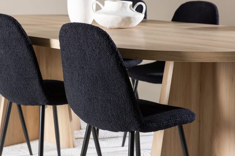 Bootcut Matbord 230x115 cm med 6 Polar Matstol - Möbler - Matplats - Matgrupp & matbord med stolar