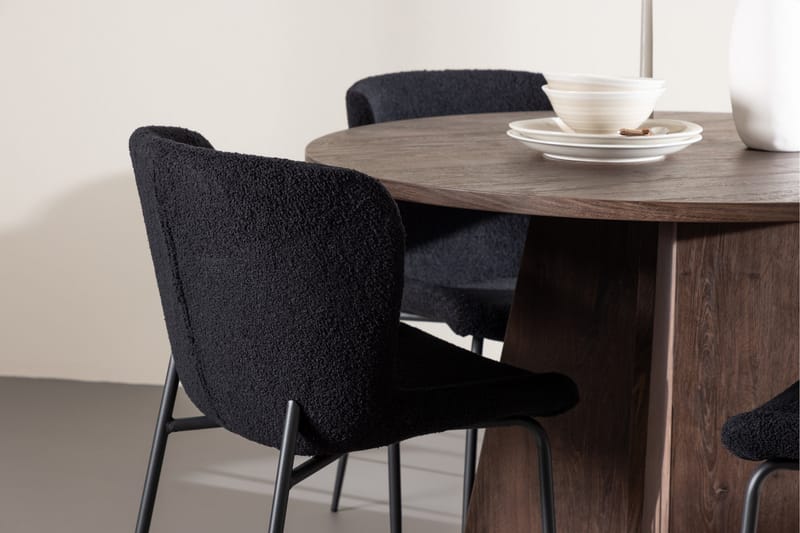 Bootcut Matgrupp 110 cm Rund med 4 Modesto stolar - Möbler - Matplats - Matgrupp & matbord med stolar
