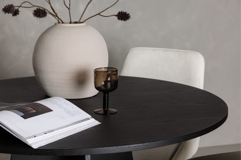 Bootcut Matgrupp 110 cm Rund med 4 Rosie stolar - Beige - Möbler - Matplats - Matgrupp & matbord med stolar