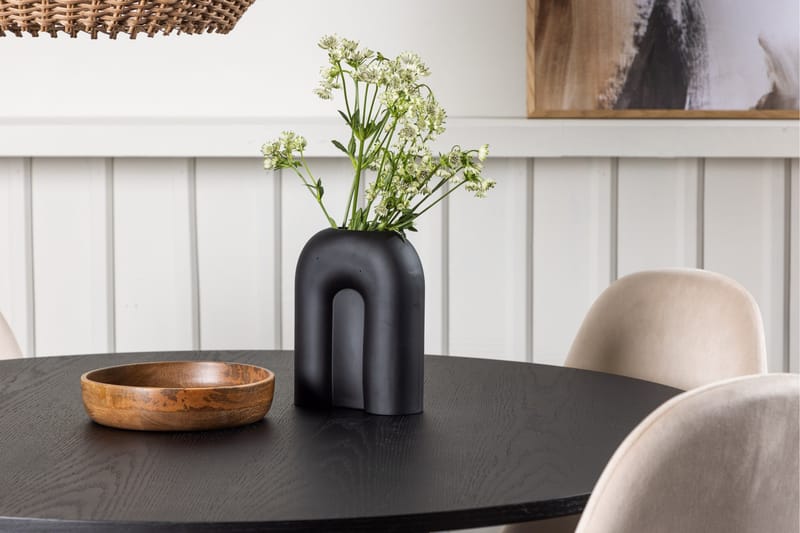 Bootcut Matgrupp 110 cm Rund med 4 Polar stolar - Beige - Möbler - Matplats - Matgrupp & matbord med stolar