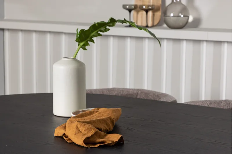 Bootcut Matgrupp 230 cm Oval med 6 Morning stolar - Brun - Möbler - Matplats - Matgrupp & matbord med stolar