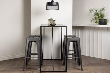 Brea Matgrupp 120 cm Rektangulär med 4 Tempe stolar - Svart - Möbler - Matplats - Matgrupp & matbord med stolar