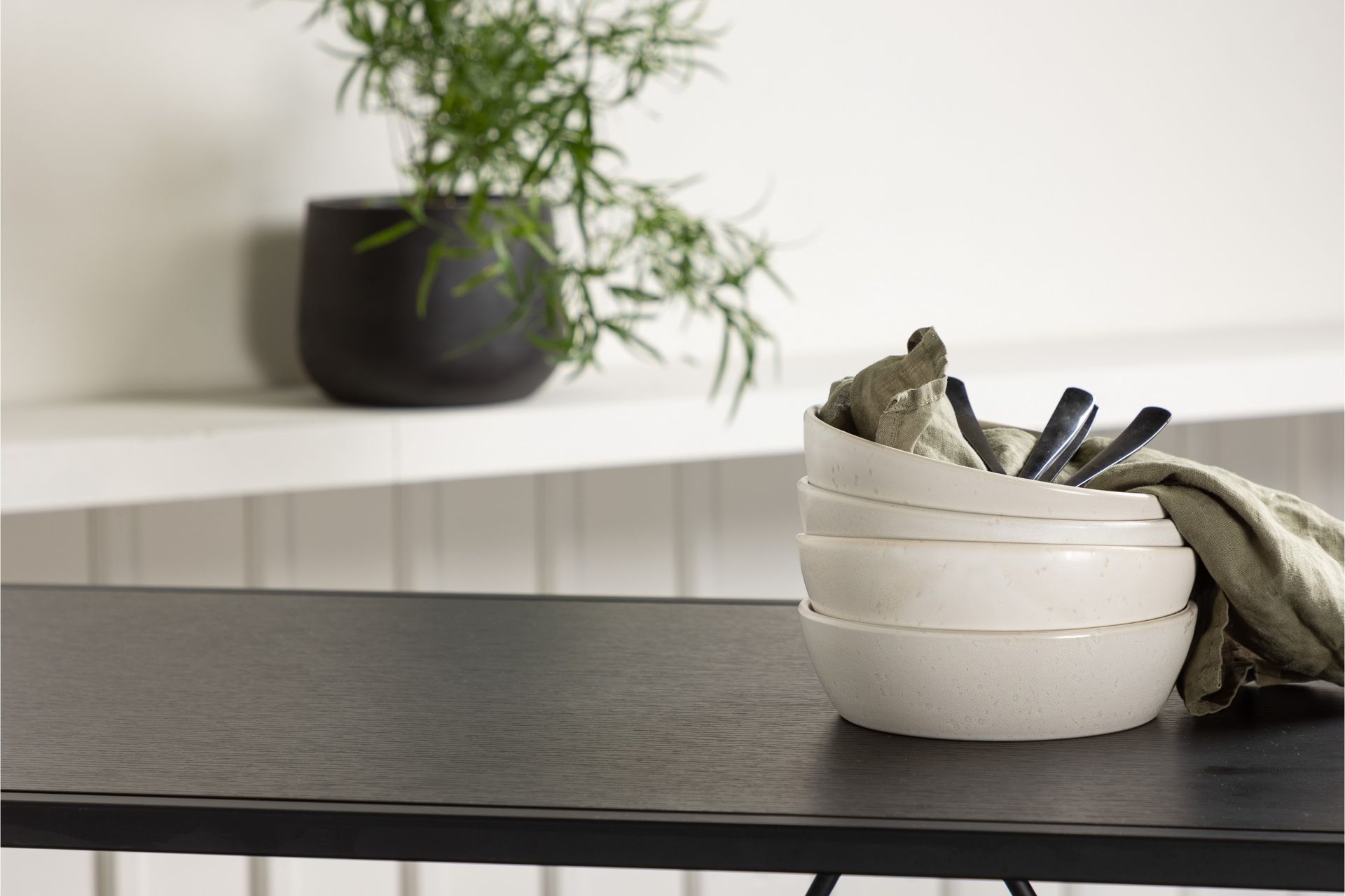 Brea Matgrupp 120 cm Rektangulär med 4 Tempe stolar - Svart - Möbler - Matplats - Matgrupp & matbord med stolar