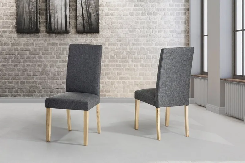 Broadway Stol 2 St 47 cm - Grå - Möbler - Matplats - Matstol & köksstol