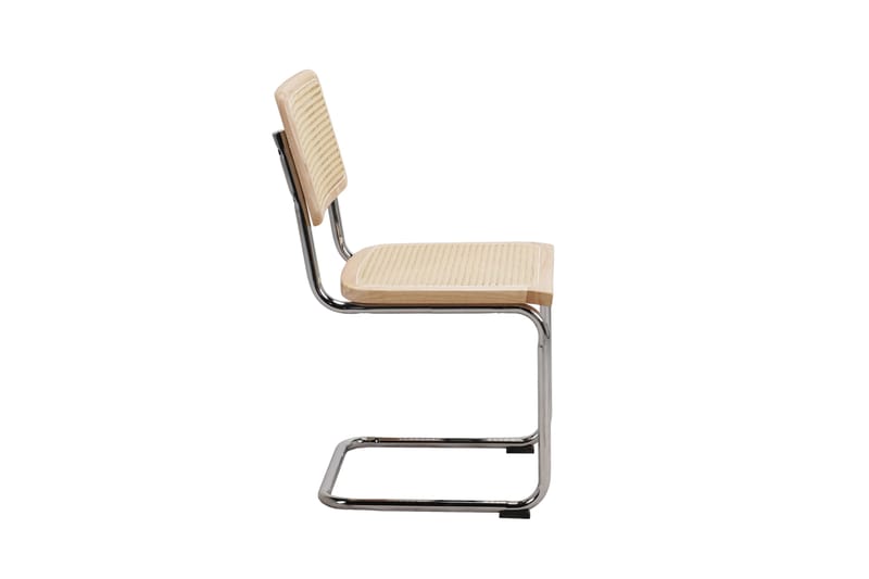 Build Matstol i Rotting - Natur/Krom - Möbler - Matplats - Matstol & köksstol