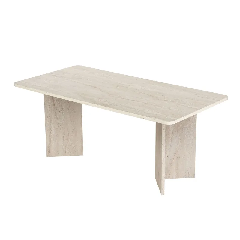 Cadron Matbord 180 cm Rektangulär - Travertin - Möbler - Matplats - Matbord & köksbord