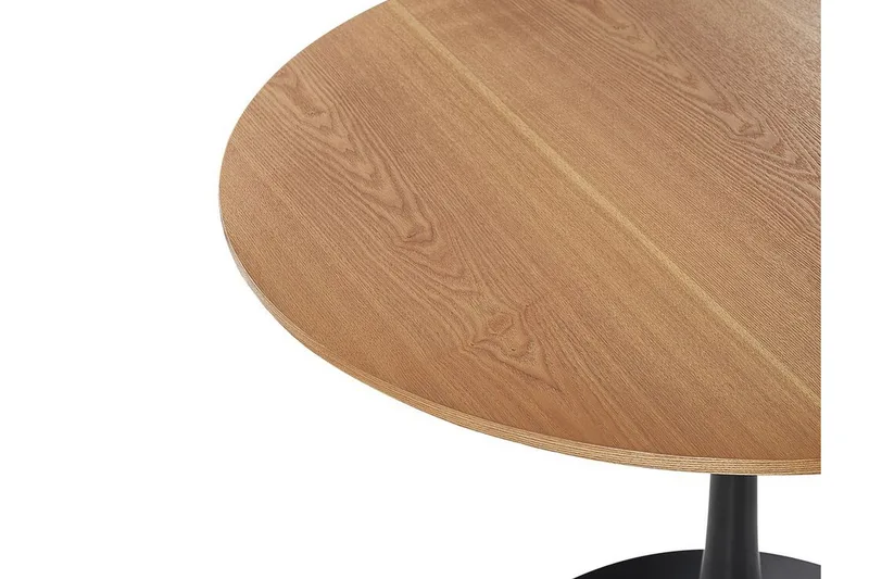 Calmar Matbord 90 cm Rund - Ljusbrun/Svart - Möbler - Matplats - Matbord & köksbord