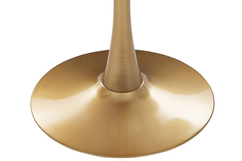 Calmar Matbord 90 cm Rund - Vit/Guld - Möbler - Matplats - Matbord & köksbord