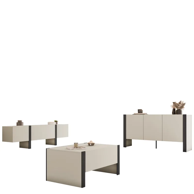 Calvenn Möbelset för Vardagsrum