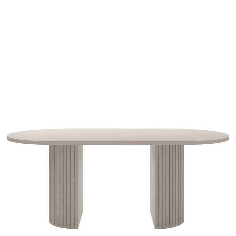 Calvion Matbord oval 185 cm, beige