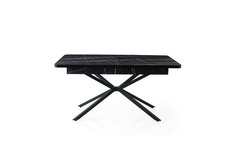 Cassel Matbord 160 cm Rektangulär - Svart/Vit - Möbler - Matplats - Matbord & köksbord