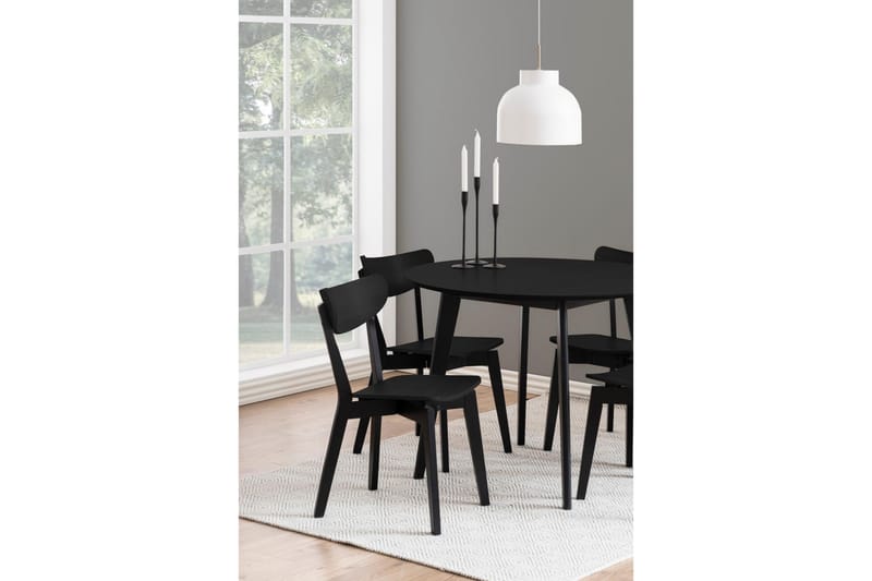Celtik Matbord 105x105 cm Rund - Svart - Möbler - Matplats - Matbord & köksbord