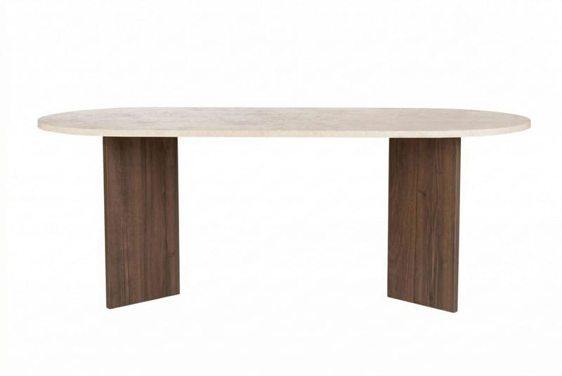 Ceylin Matbord 200x75x90 cm - Travertine Walnut - Möbler - Matplats - Matbord & köksbord