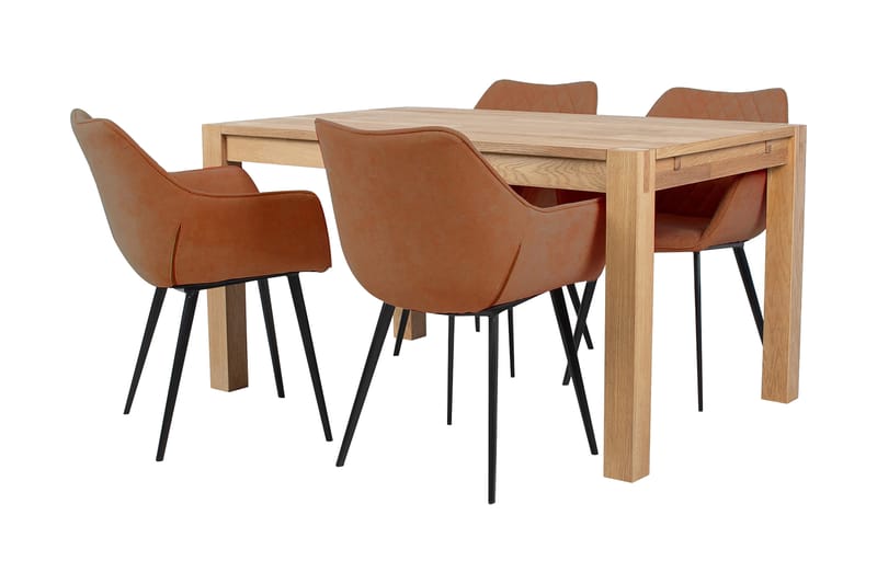 Chicago New Matgrupp med 4 stolar - Bord - Matbord & köksbord