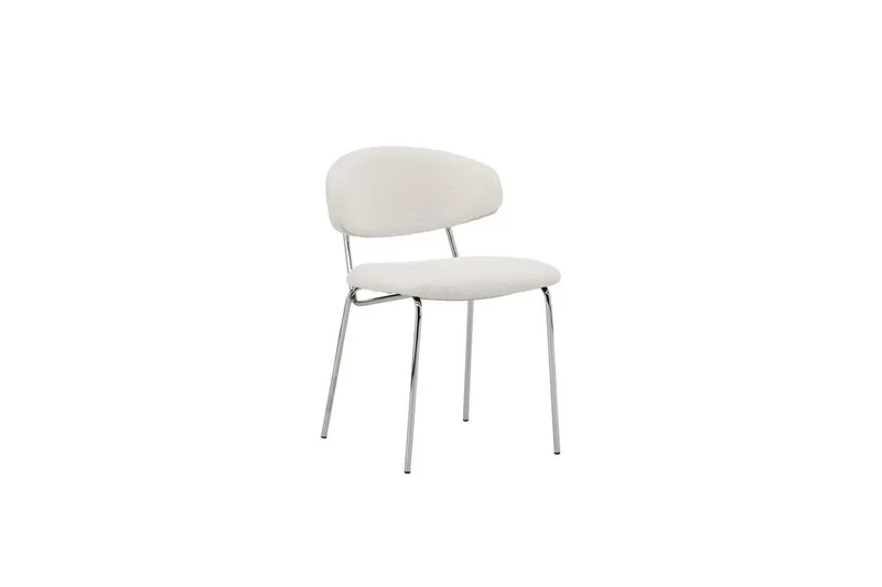 Chico Matstol i Bouclé, Offwhite