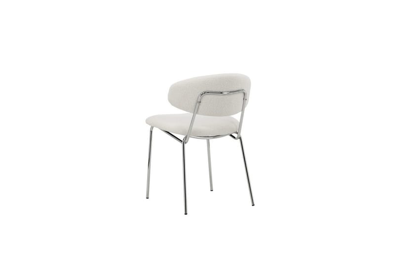 Chico Matstol i Bouclé - Offwhite - Möbler - Matplats - Matstol & köksstol