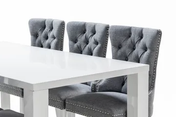Cibus Matgrupp 180 cm inkl 6 Bergviken Stolar - Vit - Möbler - Matplats - Matgrupp & matbord med stolar